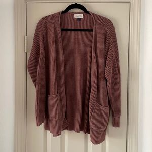 Mauve knit sweater